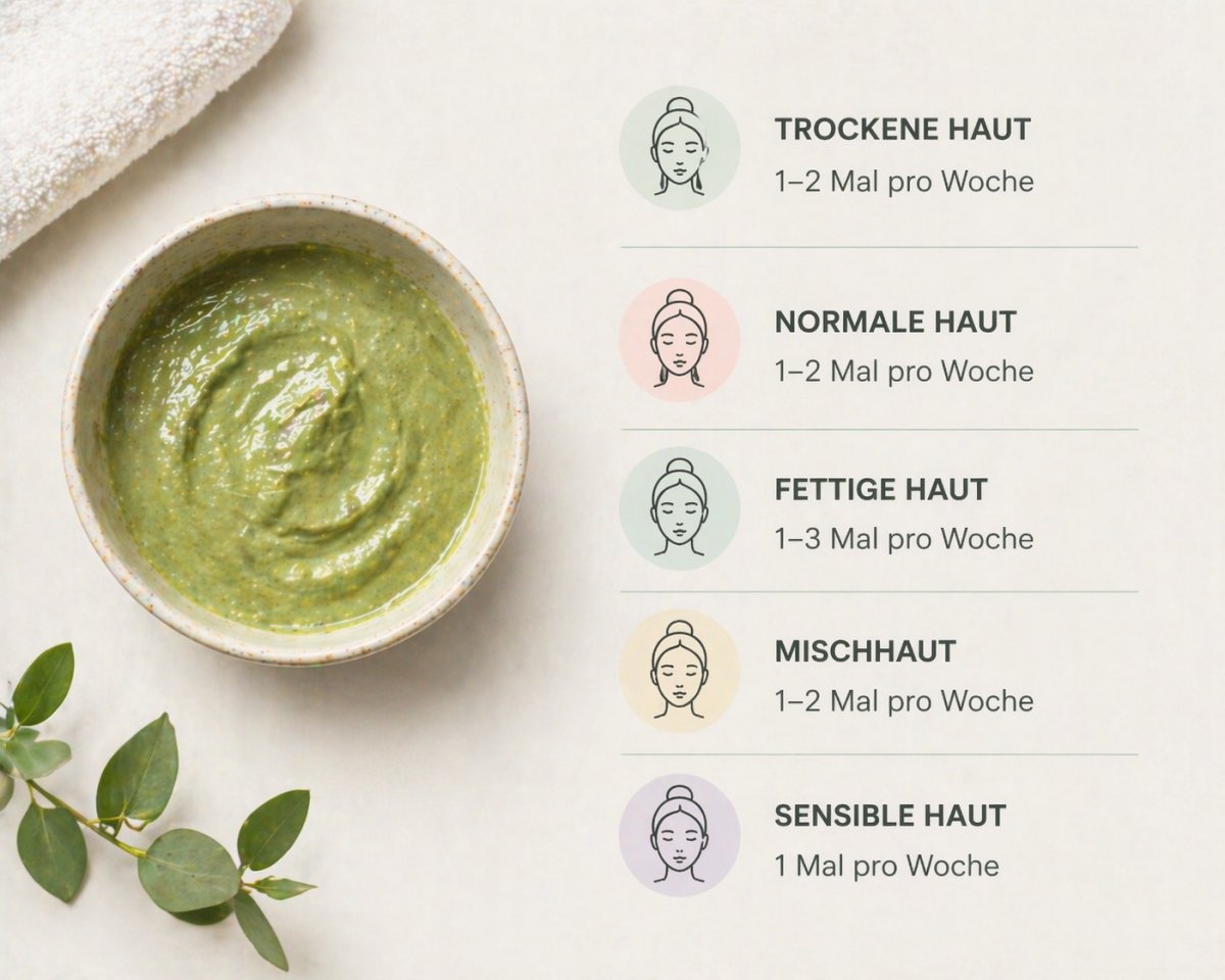 Wie oft man Gesichtsmasken anwenden sollte