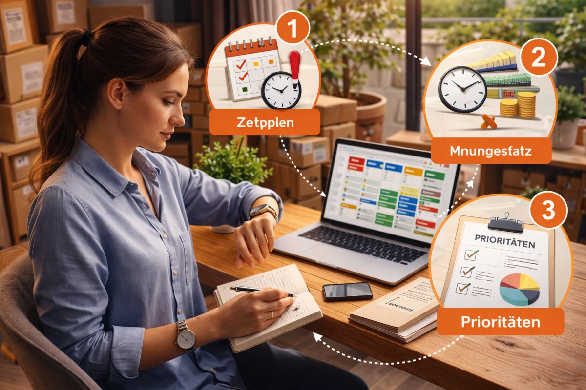Zeitliche Grenzen und Priorit&auml;ten beachten